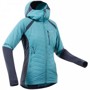 Гибридная куртка Decathlon для спринта из синтетической шерсти и альпинизма , серебро Simond