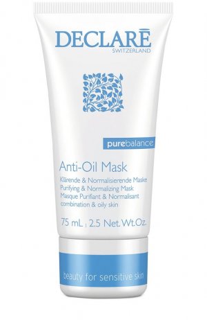 Маска для жирной и проблемной кожи Anti-Oil Mask (75ml) Declare. Цвет: бесцветный