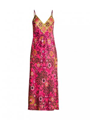 Платье макси с цветочным принтом Palazzo , цвет fiesta pink Natori