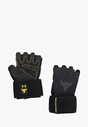 Перчатки для фитнеса Under Armour UA Project Rock Training GL. Цвет: черный