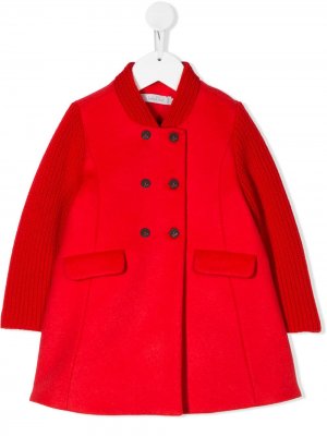Приталенное двубортное пальто Baby Dior