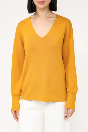 Пуловер женский AU2308T3524MRKT желтый L Auranna. Цвет: оранжевый