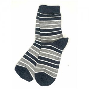 Носки детские , merino, размер 35-38 Airwool. Цвет: синий/серый