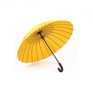 Зонт трость желтый 24 спицы | ZC Mabu zontcenter