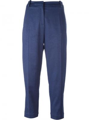 Укороченные брюки Ilaria Nistri. Цвет: синий