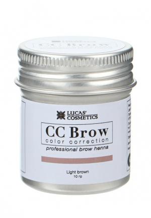 Тушь для бровей CC Brow в баночке (светло-коричневый), 10 гр. Цвет: коричневый