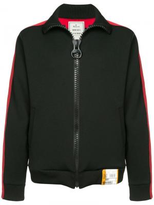 Спортивная куртка на молнии Maison Mihara Yasuhiro. Цвет: черный