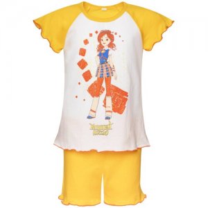 Пижама для девочки лк823п (футболка+шорты) Утенок