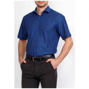 Рубашка , размер 174-184/38, синий GREG. Цвет: синий