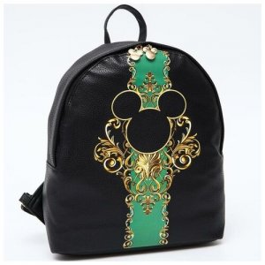 Рюкзак , золотой, зеленый Disney. Цвет: черный/зеленый/золотистый