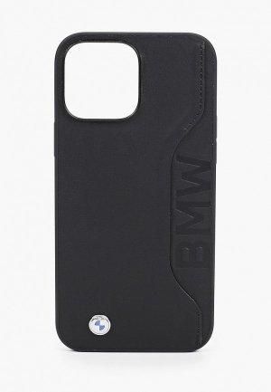 Чехол для iPhone BMW 13 Pro Max, with cardslot Hard Black. Цвет: черный