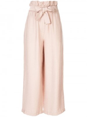 Укороченные брюки с присборенной талией 3.1 Phillip Lim. Цвет: розовый