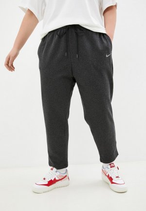 Брюки спортивные Nike W NSW ESS FLC MR PNT CLC PLUS. Цвет: серый