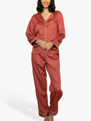 Пижама с длинными рукавами Islington, ярко-оранжевый Fable & Eve