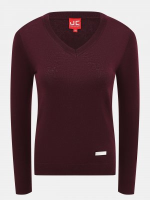 Пуловеры Just Clothes. Цвет: бордовый