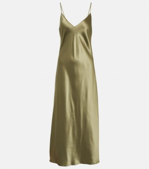 Платье-комбинация clea из шелкового атласа , зеленый Joseph