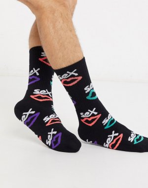 Черные носки Bait-Черный Sex Skateboards