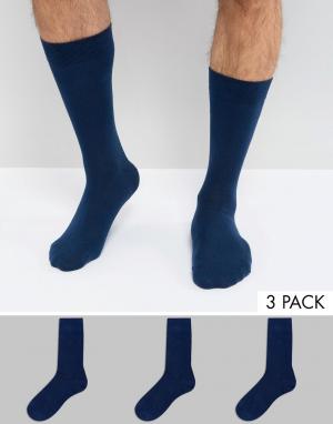 3 пары носков Cristiano Ronaldo CR7. Цвет: темно-синий