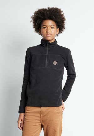 Флисовый пуловер AKER HZ YOUTH , цвет true black Quiksilver