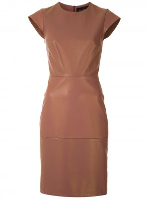 Платье короткой длины Gloria Coelho. Цвет: коричневый
