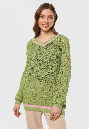 Пуловер La Lindeza. Цвет: зеленый