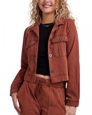 Укороченная куртка в стиле милитари с карманами и клапанами , цвет Brown Bella Dahl
