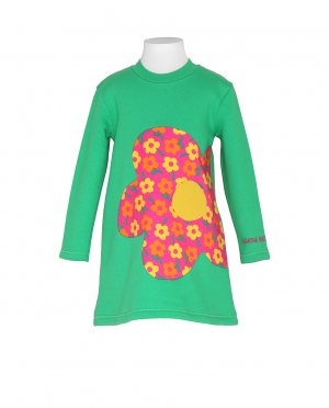 Платье для девочки с ромашковым позиционным цветком AGATHA RUIZ DE LA PRADA, зеленый Prada