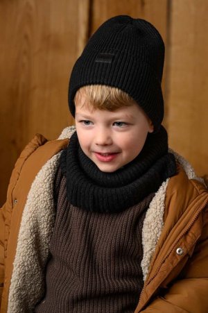 Детская шапка PAULIN , черный Jamiks