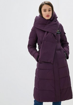 Куртка утепленная Clasna. Цвет: фиолетовый