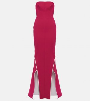 Знаменитое креповое платье без бретелек , розовый Maticevski
