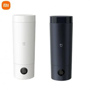 Портативная электрическая нагревательная чашка Mijia, 2 температуры, светодиодный термос, для кипячения из нержавеющей стали 316, чайник путешествий, кофе Xiaomi