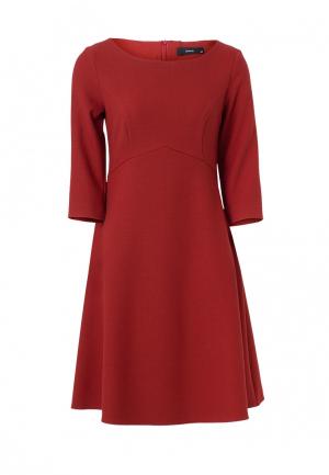 Платье Emka. Цвет: бордовый