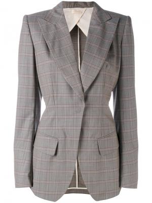 Checked blazer Wunderkind. Цвет: серый