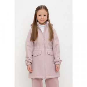 Пальто , размер 140-146/76/68, розовый crockid. Цвет: розовый