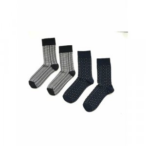Носки , 2 пары, размер 41-44, черный, серый ( Verba ). Цвет: серый/черный