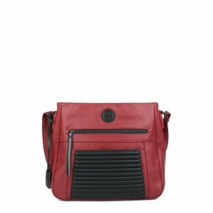 Комплект сумок хобо , бордовый Rieker. Цвет: бордовый