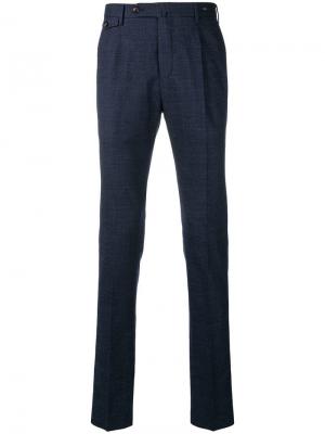 Классические строгие брюки Pt01. Цвет: синий