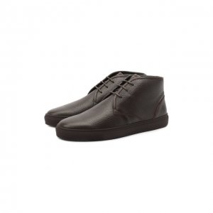 Кожаные ботинки Corneliani. Цвет: коричневый