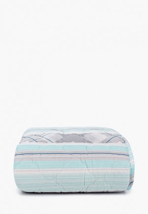 Одеяло 2-спальное МИ. Цвет: голубой