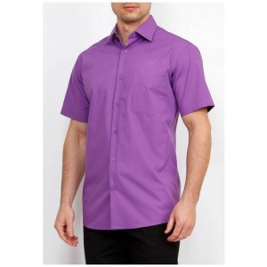 Рубашка , размер 174-184/39, фиолетовый GREG. Цвет: фиолетовый