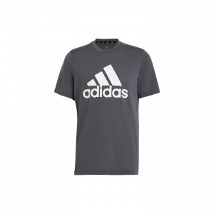 Casual Logo Short Sleeve T-shirt Men Tops Gray GT3113 Adidas