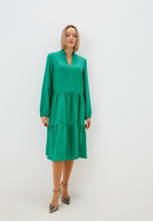 Платье Петербургский стиль. Цвет: зеленый