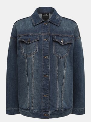Куртки Armani Exchange. Цвет: темно-синий