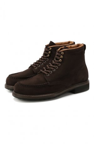 Замшевые ботинки Tom Ford. Цвет: коричневый