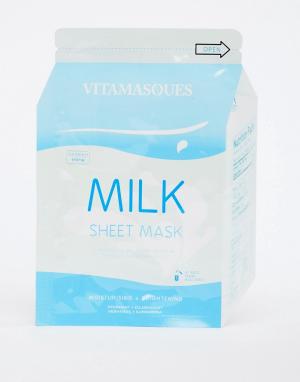 Маска для лица с молочным экстрактом Vitamasque. Цвет: бесцветный