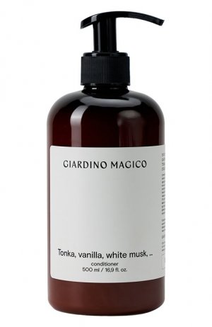 Питательный кондиционер для волос Tonka, vanilla, white musk (500ml) Giardino Magico. Цвет: бесцветный