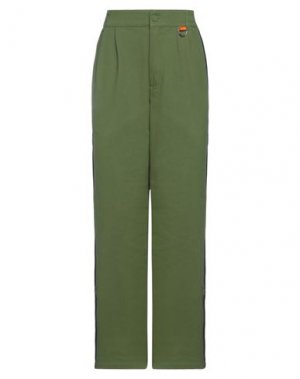 Повседневные брюки LAZY OAF. Цвет: зеленый-милитари