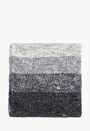 Снуд Buff Knitted & Fleece Neckwarmer Masha. Цвет: серый
