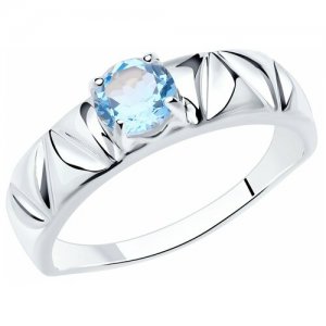 Кольцо из серебра с топазом 94-310-00793-1 19 Diamant