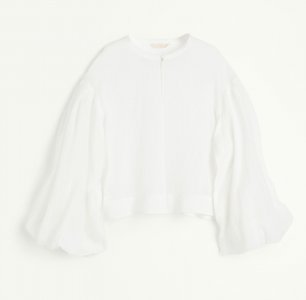 Блуза Oversized, белый H&M